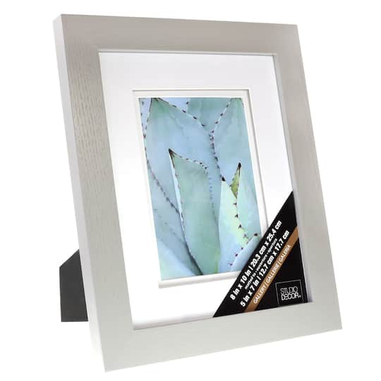 8 Pack: Gray 5" x 7" Gallery Frame with Double Mat by Studio Décor
